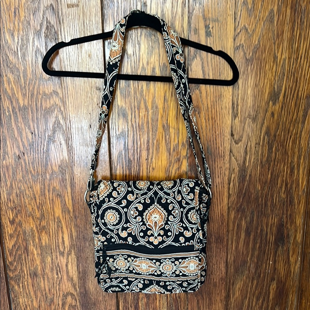 Vera Bradley Shoulder Bag with Flap in Caffe Latte